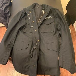 Men’s brand new black utility coat